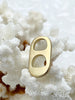 Image of Soda Tab Charm, Soda Tab Pendant, 5 Finishes Available. Fast Ship