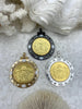 Image of Societe Canine Maine Gold Dog Coin Pendant, French Dog Show Medal, Reproduction Coin Pendant, Dog Coin, Dog Medal, BBA Original Fast Ship