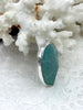 Image of Oval Shaped Soldered Amazonite Stone Pendants, Oval Shape Stone Pendants with Silver Soldering, All Unique Natural Stones, Fast Ship.