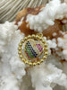 Image of Micro Pave Colorful CZ Charms, Colorful CZ Micro Pave Charms, 3 Styles, Heart, Cross, and Bird,Gold Plated Brass, Colorful CZ, Fast Shipping