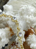 Image of Mixed Link Cable Chain with Clear Crystals, sold by the foot. 3 Finishes, Gold, Rhodium, or Matte Gold finishes Clear Crystals, Fast ship