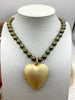 Image of Hand Knotted Necklace 16.5" Long, Round Glass Pearl Beads with Finished Ends Gold, Rhodium, or Matte Gold End Caps, Fast Ship