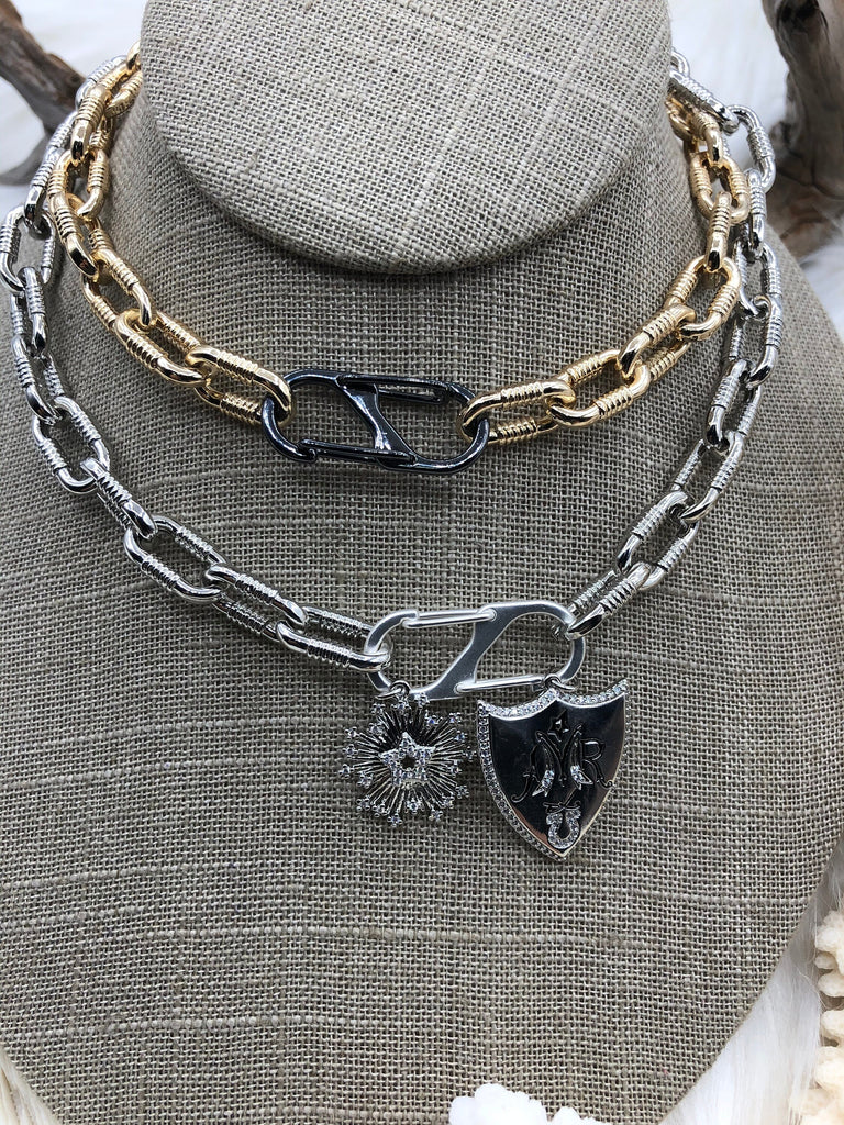 Louis Vuitton Monogram Chain Necklace in Base Metal
