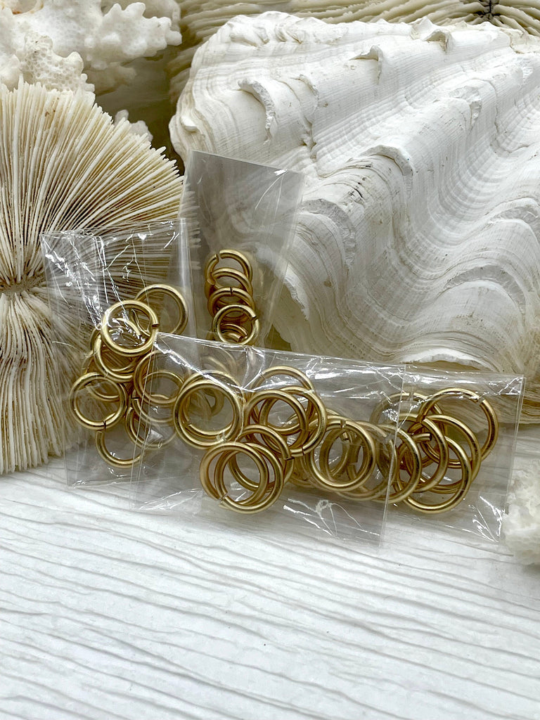 Gold Plated Over Brass High Quality Big Jump Rings Gold Jump 